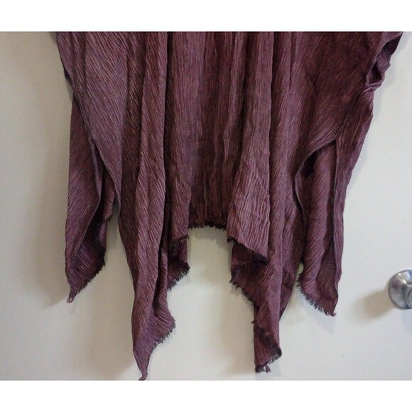 Women's Torrid Light Weight Woven Rauna Rose Taupe Kimono, One Size (Plus) - Picture 10 of 12